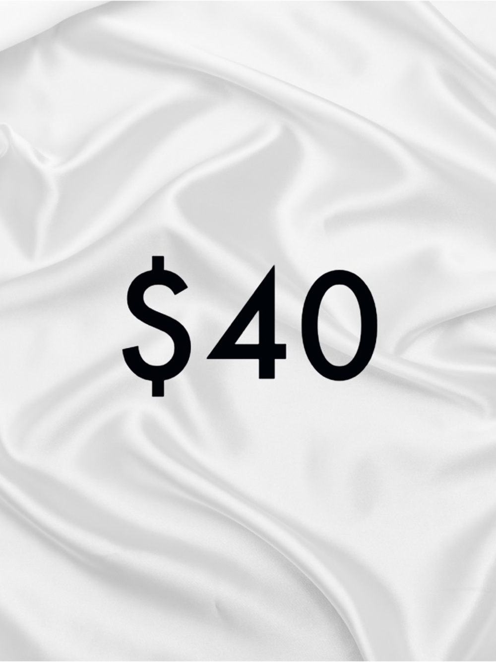 $40 Listing - Live Sale